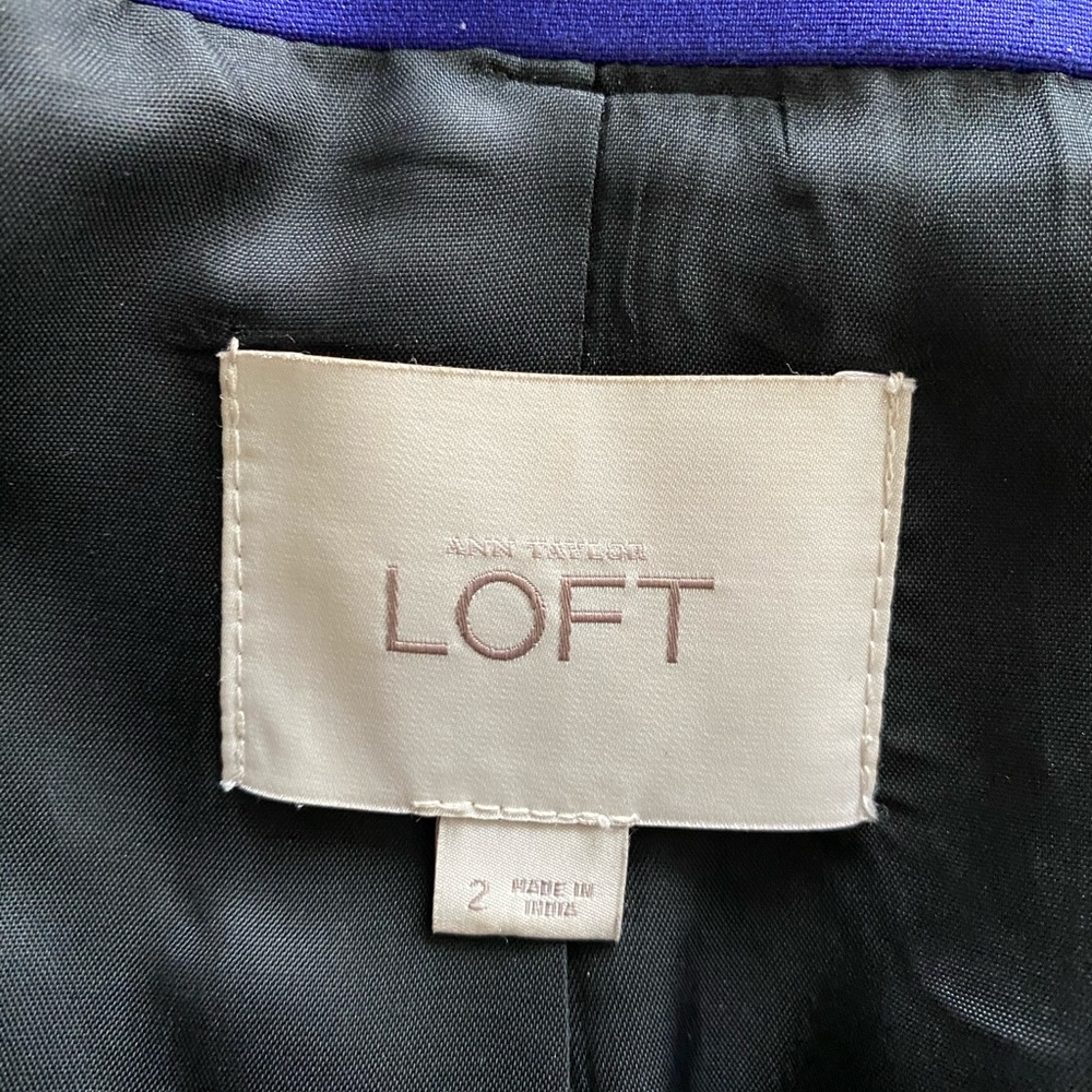 Ann Taylor Loft Blazer - Royal Blue